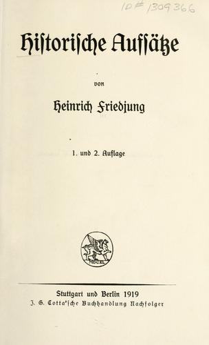 Historische Aufsätze