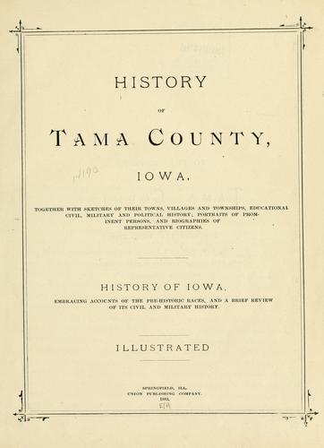 History of Tama County, Iowa