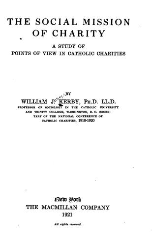 The social mission of charity