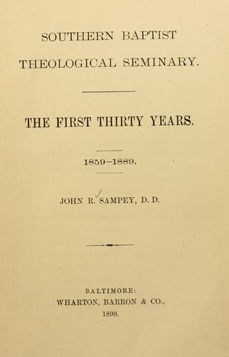 Southern Baptist Theological Seminary.