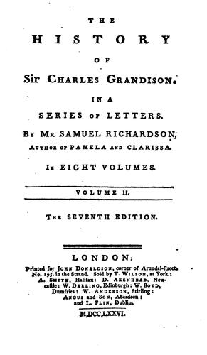 The history of Sir Charles Grandison in a series of letters