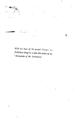 The dramatic works of John Tatham.