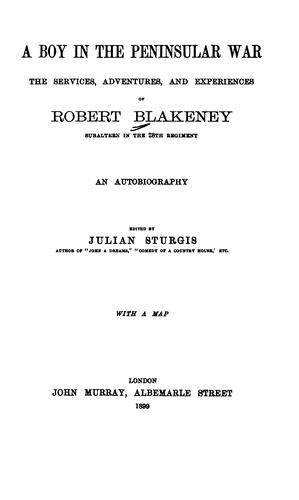 A boy in the Peninsular war