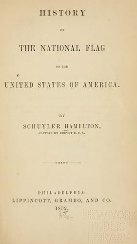 History of the national flag of the United States of America.