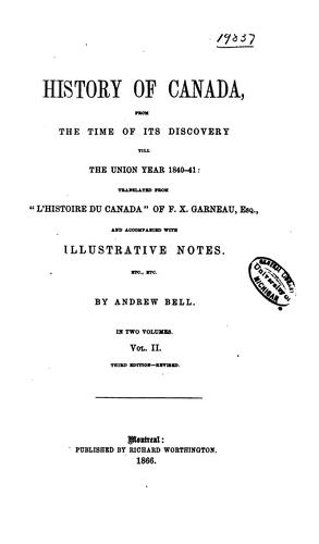 History of Canada