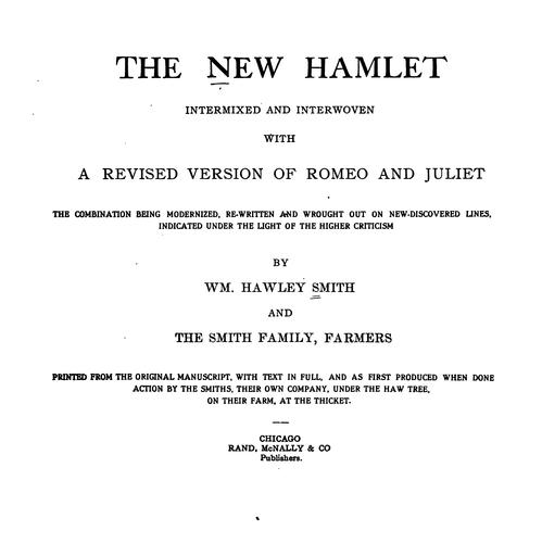 The new Hamlet