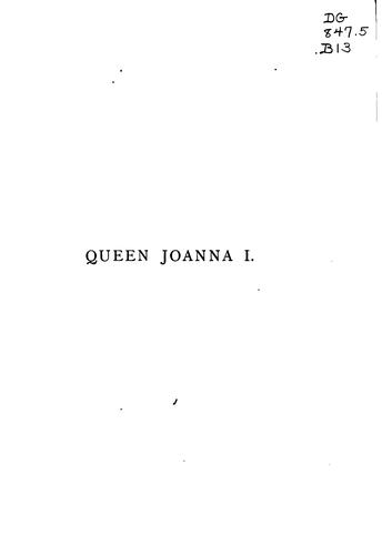 Queen Joanna I. of Naples, Sicily, and Jerusalem, countess of Provence, Forcalquier and Piedmont