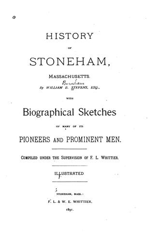 History of Stoneham, Massachusetts.