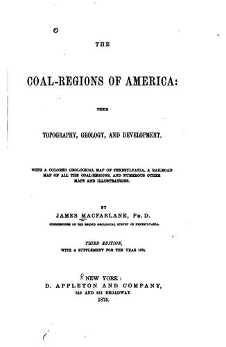 The coal-regions of America