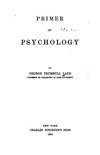 Primer of psychology.