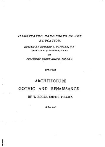 Architecture, Gothic and renaissance