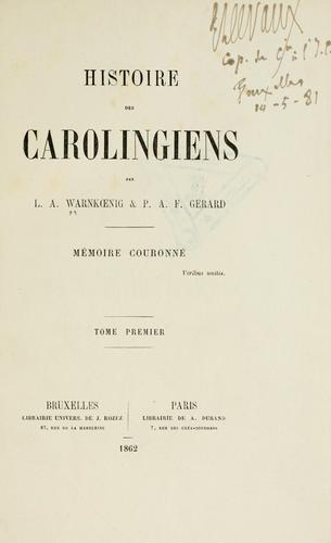 Histoire des Carolingiens