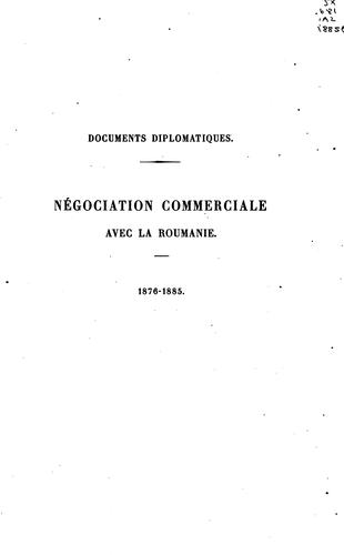 Documents diplomatiques.