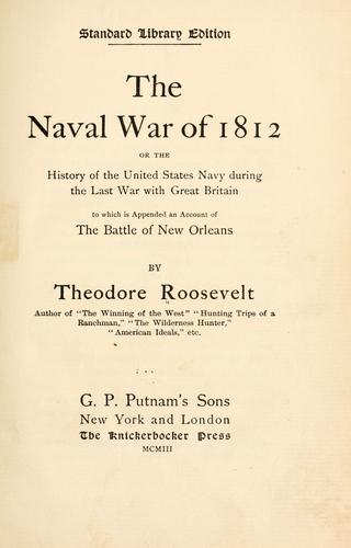 The naval war of 1812