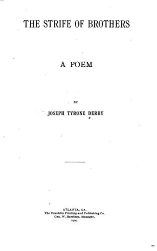 The strife of brothers