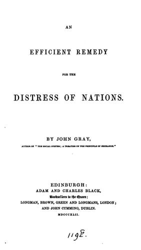 An efficient remedy for the distress of nations.