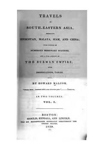 Travels in south-eastern Asia