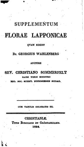 Georgii Wahlenberg ...