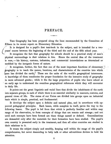 Natural elementary geography