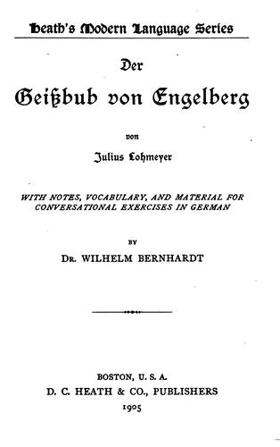 Der geissbub von Engelberg