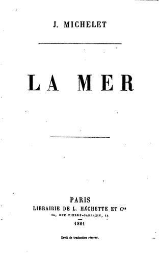 La mer.