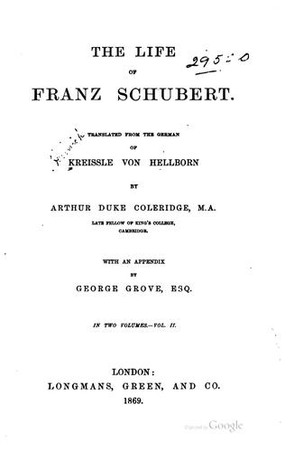 The life of Franz Schubert.