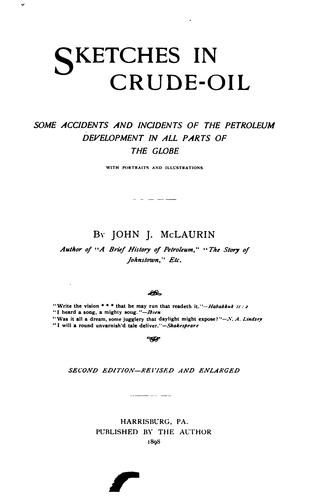 Sketches in crude oil.