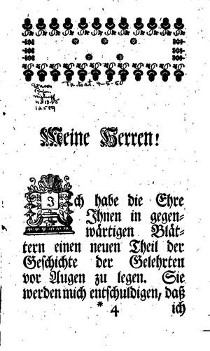 Geschichte jeztlebender gelehrten