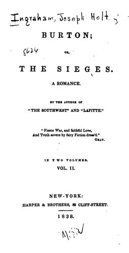 Burton; or, The sieges.