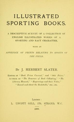 Illustrated sporting books