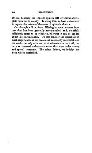 A treatise on epidemic cholera.