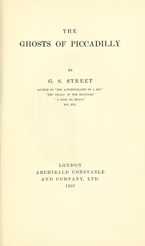 The ghosts of Piccadilly