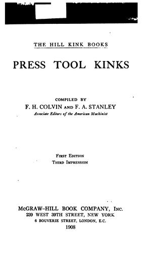 Press tool kinks