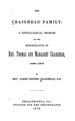 The Craighead family