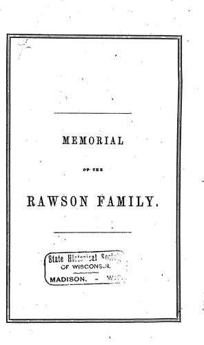 The Rawson family.