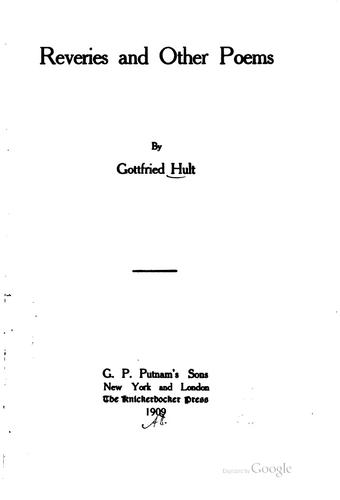 Reveries and other poems