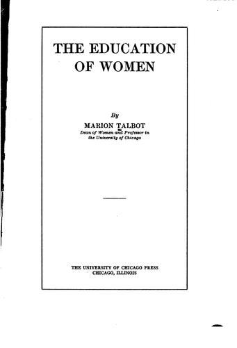 The education of women