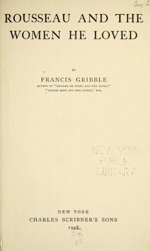 Rousseau and the women he loved