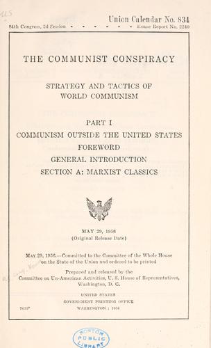 The communist conspiracy