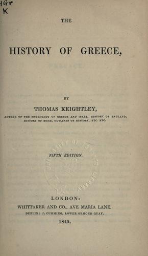 The history of Greece.