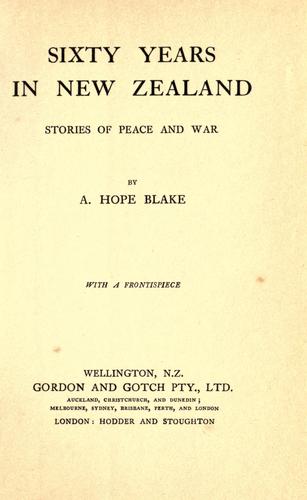 Sixty years in New Zealand