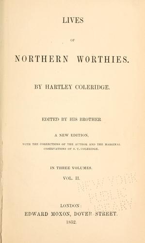 Lives of northern worthies.