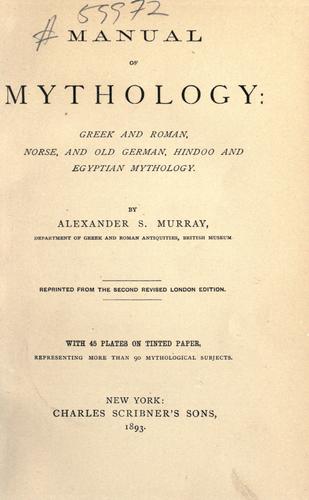 Manual of mythology.