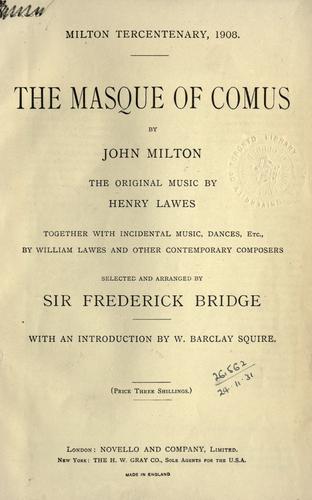 The masque of Comus.