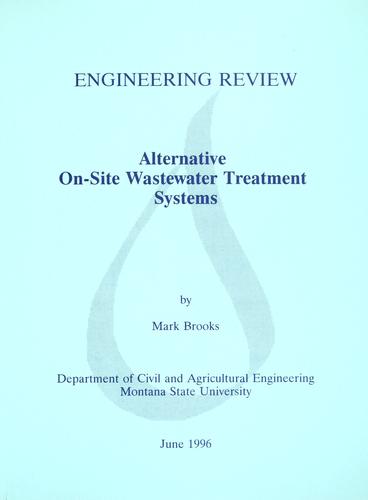Engineering review of alternative onsite wastewater treatment