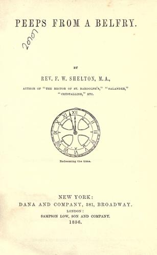 Peeps from a belfry.