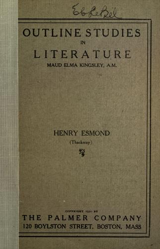Henry Esmond (Thackeray).