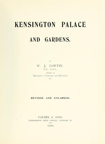 Kensington Palace and gardens