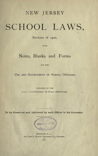 New Jersey school laws