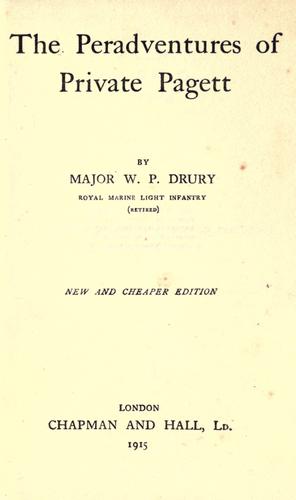 The peradventures of Private Pagett